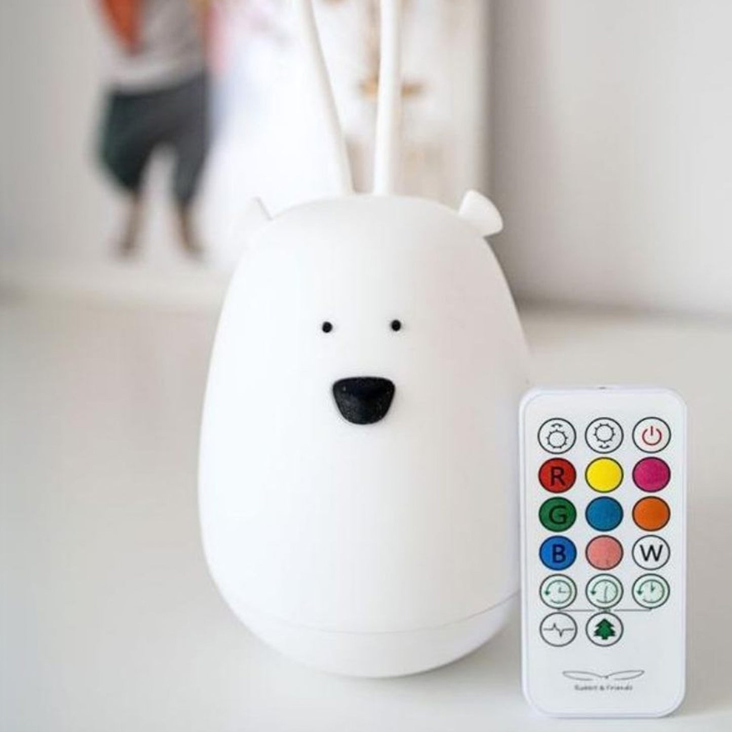 Nattlampa- hängande björn