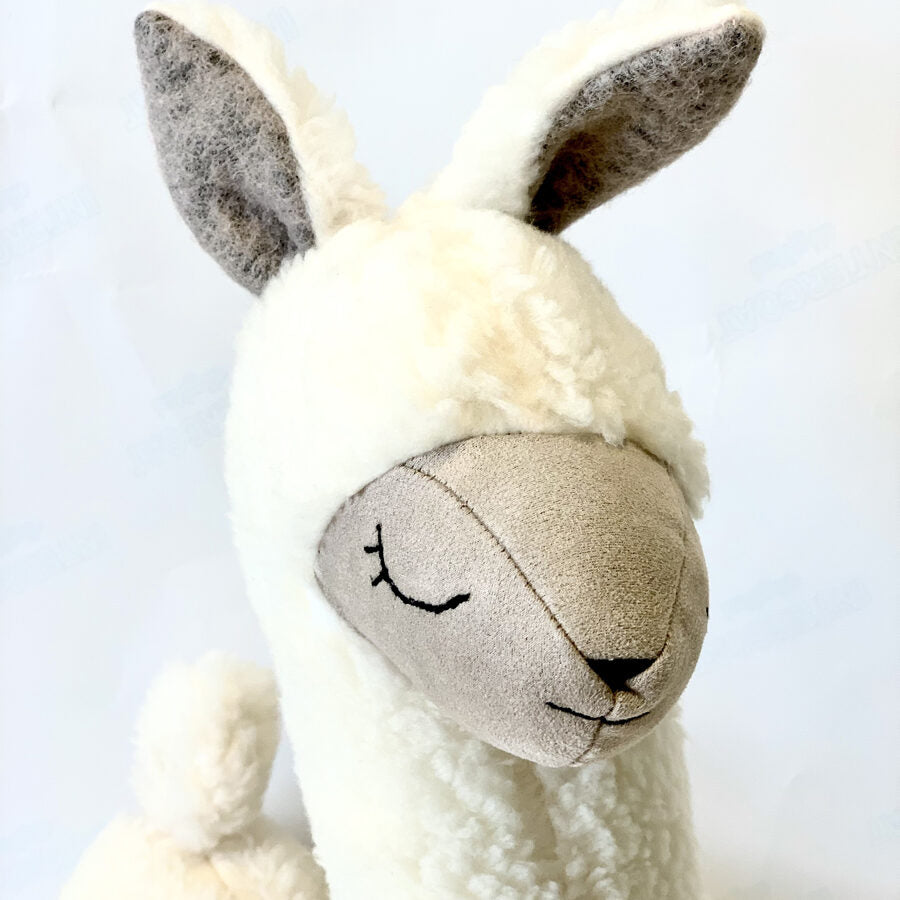 Mjukisdjur Alpaca- Ljus beige
