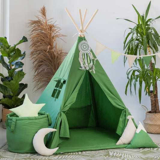 Teepee Tent Set - Green
