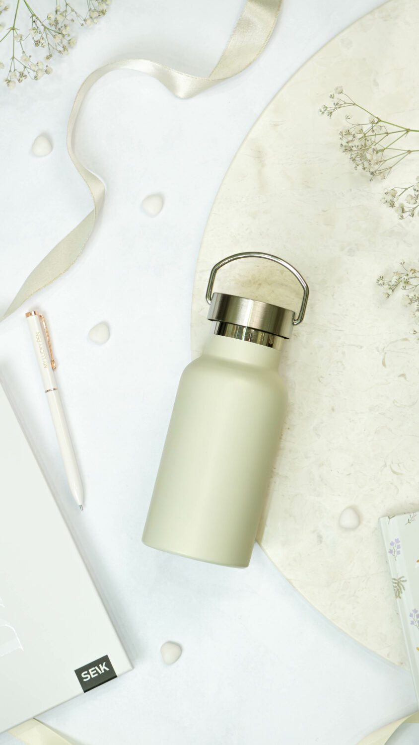 Vattenflaska/ Termos – Beige