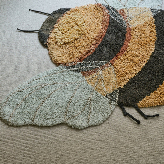 Washable Rug Bee, 115 x 150 cm